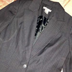 Ann Taylor Pinstripe Blazer